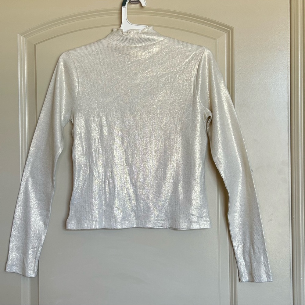 12-14 NWT Crewcuts Shimmery Blouse - Picture 4 of 6